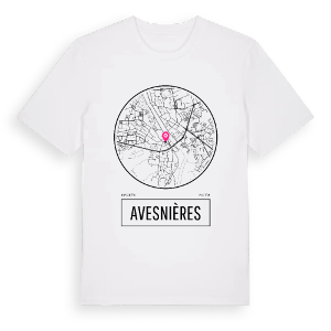 Avesnières t-shirt – ekologisk bomull t-shirt från Pinshirt