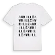 Avrillé ordlek t-shirt