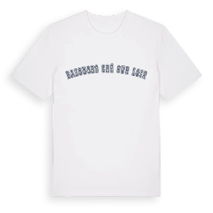 Bazouges Cré sur Loir college t-shirt – ekologisk bomull t-shirt från Pinshirt