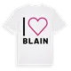 Jag älskar Blain t-shirt stort tryck