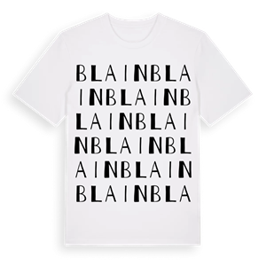 Blain ordlek t-shirt – ekologisk bomull t-shirt från Pinshirt