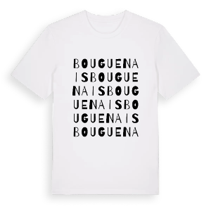 Bouguenais ordlek t-shirt – ekologisk bomull t-shirt från Pinshirt