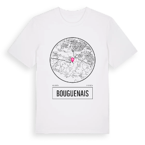 Bouguenais t-shirt – ekologisk bomull t-shirt från Pinshirt