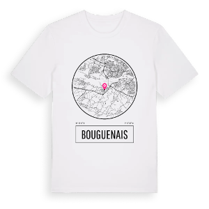 Bouguenais t-shirt – ekologisk bomull t-shirt från Pinshirt