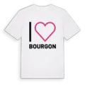 Jag älskar Bourgon t-shirt stort tryck