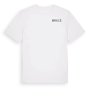 Jag älskar Brecé t-shirt litet tryck – ekologisk bomull t-shirt från Pinshirt