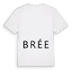 Jag älskar Brée t-shirt stort tryck