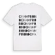 Champrond ordlek t-shirt