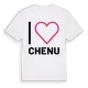Jag älskar Chenu t-shirt stort tryck