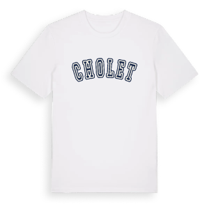 Cholet college t-shirt – ekologisk bomull t-shirt från Pinshirt