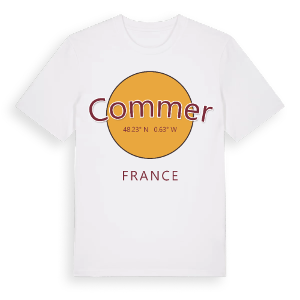 Commer cirkel t-shirt – ekologisk bomull t-shirt från Pinshirt