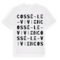 Cossé-le-Vivien ordlek t-shirt