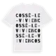 Cossé-le-Vivien ordlek t-shirt
