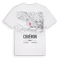 Couëron karta t-shirt