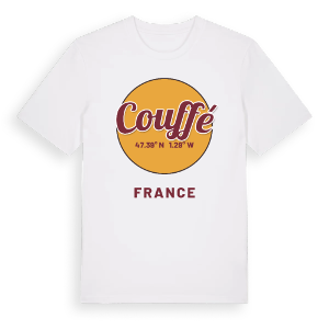 Couffé cirkel t-shirt – ekologisk bomull t-shirt från Pinshirt