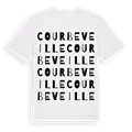 Courbeveille ordlek t-shirt