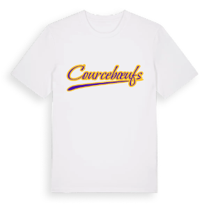 Courcebœufs baseball t-shirt – ekologisk bomull t-shirt från Pinshirt