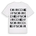 Courcebœufs ordlek t-shirt