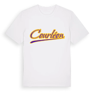 Courléon baseball t-shirt – ekologisk bomull t-shirt från Pinshirt