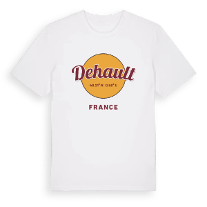 Dehault cirkel t-shirt – ekologisk bomull t-shirt från Pinshirt