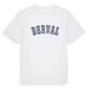 Derval college t-shirt – ekologisk bomull t-shirt från Pinshirt