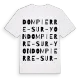 Dompierre-sur-Yon ordlek t-shirt