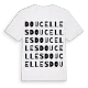 Doucelles ordlek t-shirt