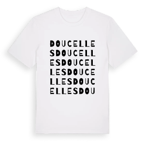 Doucelles ordlek t-shirt – ekologisk bomull t-shirt från Pinshirt