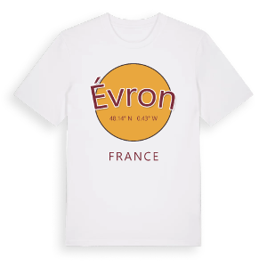 Évron cirkel t-shirt – ekologisk bomull t-shirt från Pinshirt