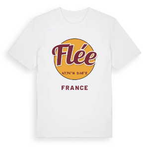 Flée cirkel t-shirt – ekologisk bomull t-shirt från Pinshirt