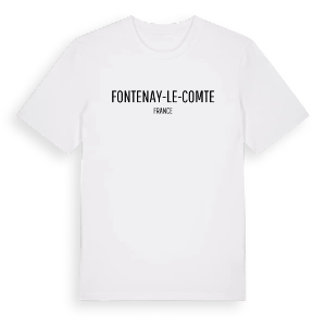 Fontenay-le-Comte i Sverige t-shirt – ekologisk bomull t-shirt från Pinshirt