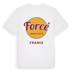 Forcé cirkel t-shirt – ekologisk bomull t-shirt från Pinshirt