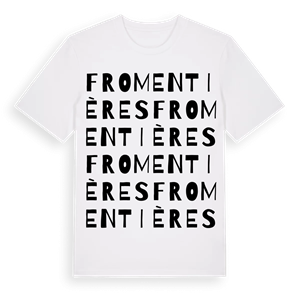 Fromentières ordlek t-shirt – ekologisk bomull t-shirt från Pinshirt