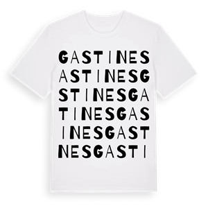 Gastines ordlek t-shirt – ekologisk bomull t-shirt från Pinshirt
