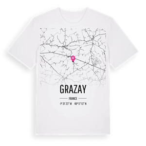 Grazay karta t-shirt – ekologisk bomull t-shirt från Pinshirt