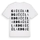 Guécélard ordlek t-shirt