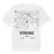 Herbignac karta t-shirt