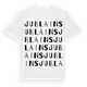Jublains ordlek t-shirt