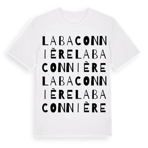 La Baconnière ordlek t-shirt – ekologisk bomull t-shirt från Pinshirt