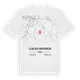 La Bazoge-Montpinçon karta t-shirt