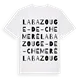 La Bazouge-de-Chemeré ordlek t-shirt