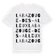 La Bazouge-des-Alleux ordlek t-shirt