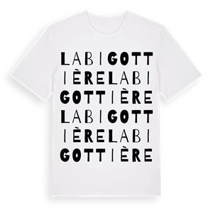 La Bigottière ordlek t-shirt – ekologisk bomull t-shirt från Pinshirt