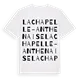 La Chapelle-Anthenaise ordlek t-shirt