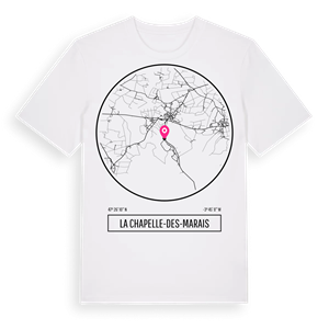 La Chapelle-des-Marais t-shirt – ekologisk bomull t-shirt från Pinshirt