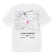 La Chapelle-Rainsouin karta t-shirt