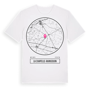 La Chapelle-Rainsouin t-shirt – ekologisk bomull t-shirt från Pinshirt