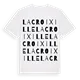 La Croixille ordlek t-shirt