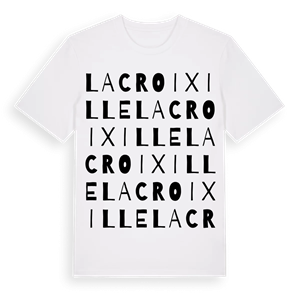La Croixille ordlek t-shirt – ekologisk bomull t-shirt från Pinshirt