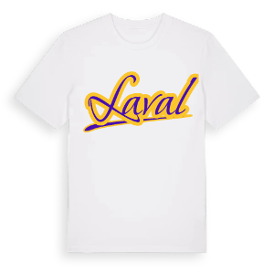 Laval baseball t-shirt – ekologisk bomull t-shirt från Pinshirt